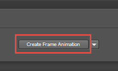 Creating a frame animation in Adobe Photoshop