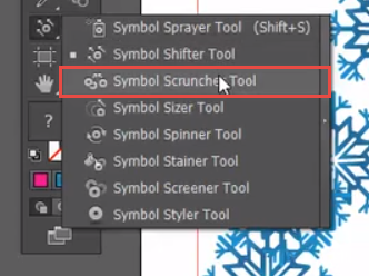 Adobe Illustrator Symbol Scruncher