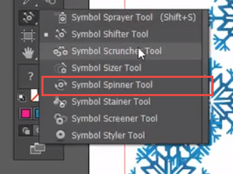 Adobe Illustrator Symbol Spinner