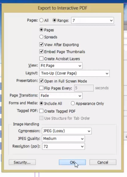 Final Adobe InDesign interactive form